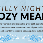 Chilly Nights; Cozy Meals!